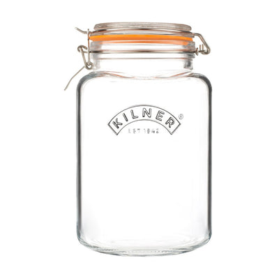 Square Clip Top Jar 3 Litre