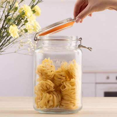 Square Clip Top Jar 3 Litre