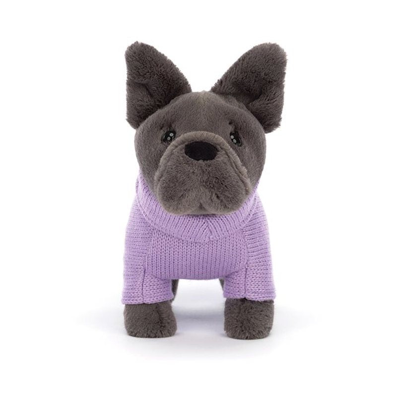 Sweater French Bulldog Purple