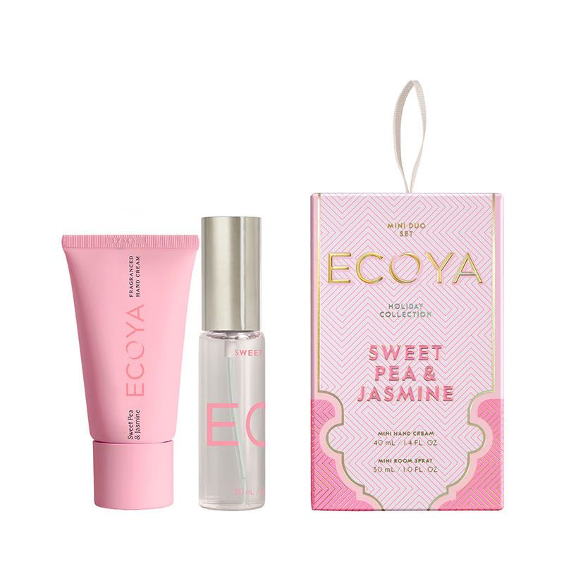 Sweet Pea & Jasmine Mini Duo Set Holiday Collection