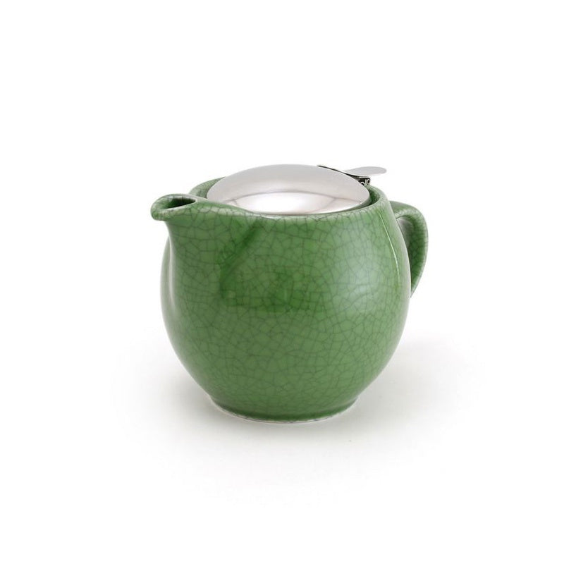 Teapot 450ml Crackle Green