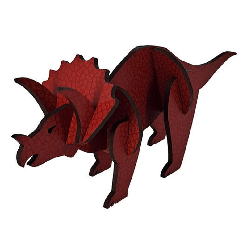 Triceratops Flatpack A5 Red