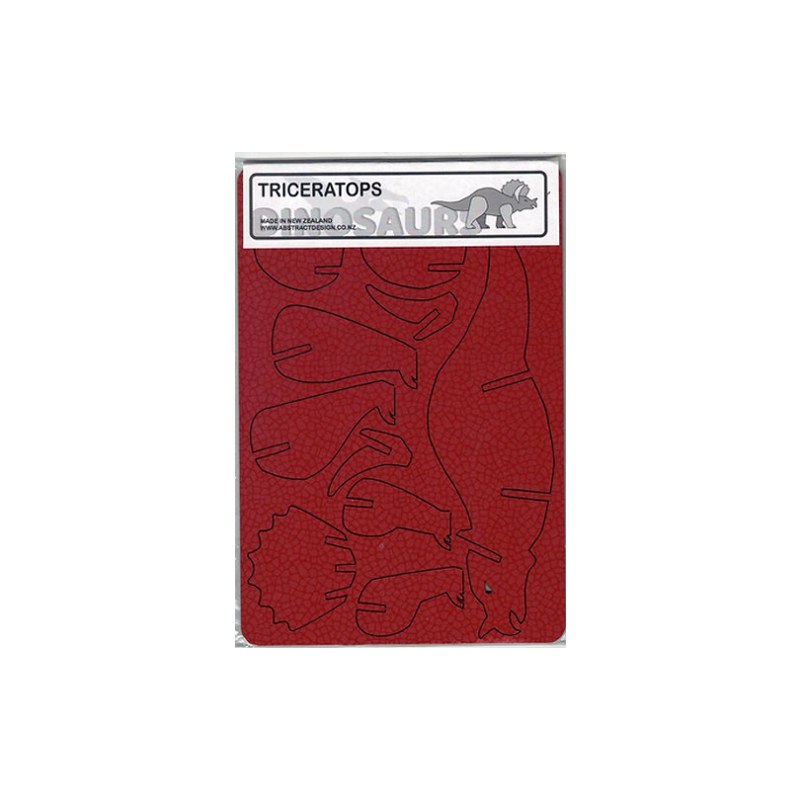 Triceratops Flatpack A6 Red