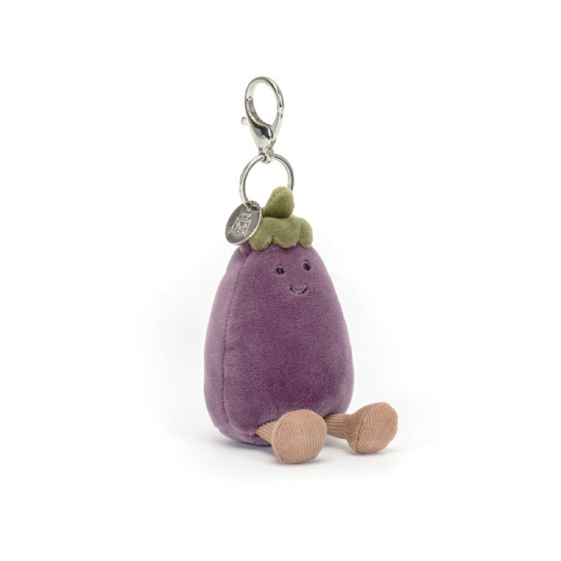 Vivacious Aubergine Bag Charm