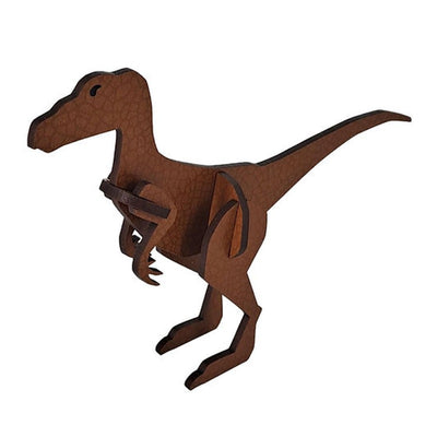 Velociraptor Flatpack A5 Brown