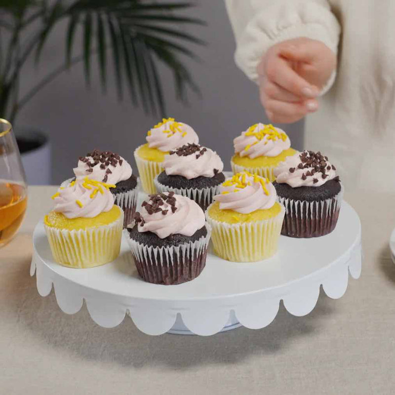 White Metal Cake Stand