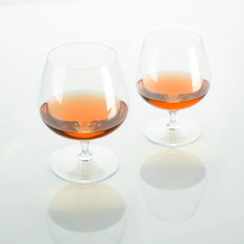 Wingback Brandy Glasses