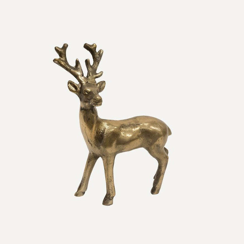 Antique Gold Deer Standing