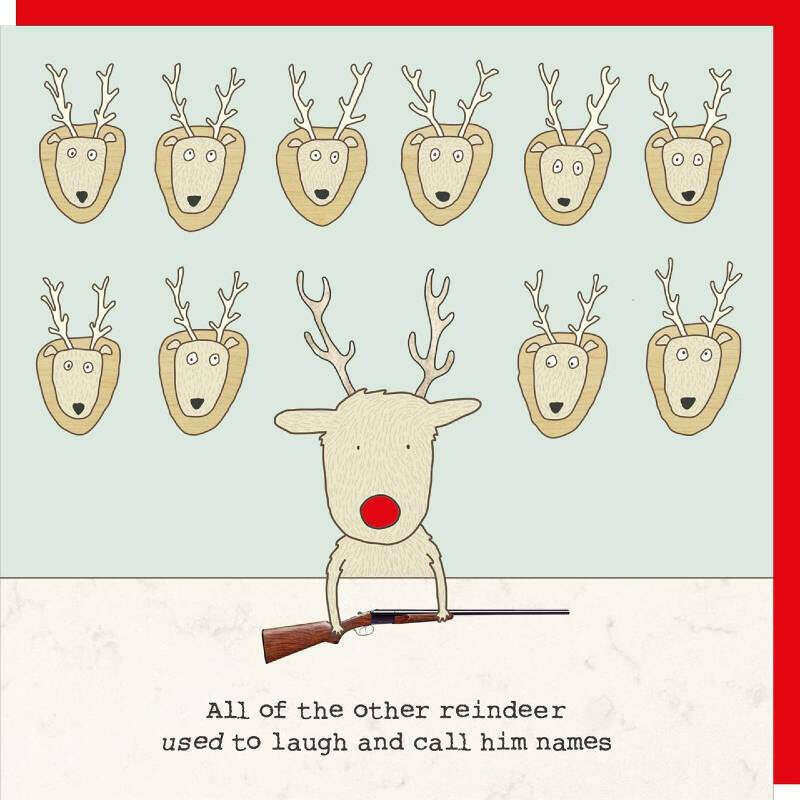 Christmas Card Rudolph