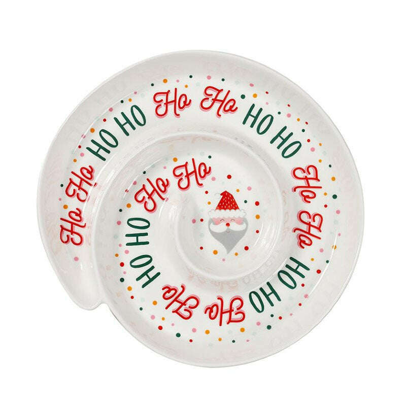 Christmas Cheer Swirl Platter