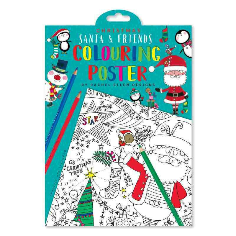 Christmas Colouring Poster