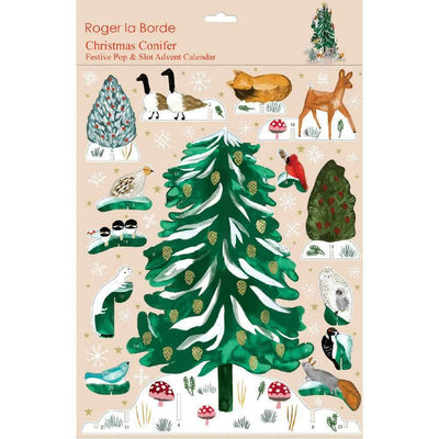 Christmas Conifer Pop & Slot Advent Calendar