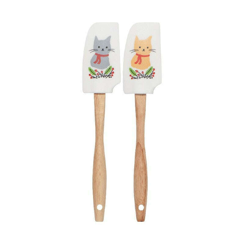 Christmas Mini Spatulas 2 Pack Jingle Cat