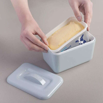 Classic Melamine Butter Dish Neutral