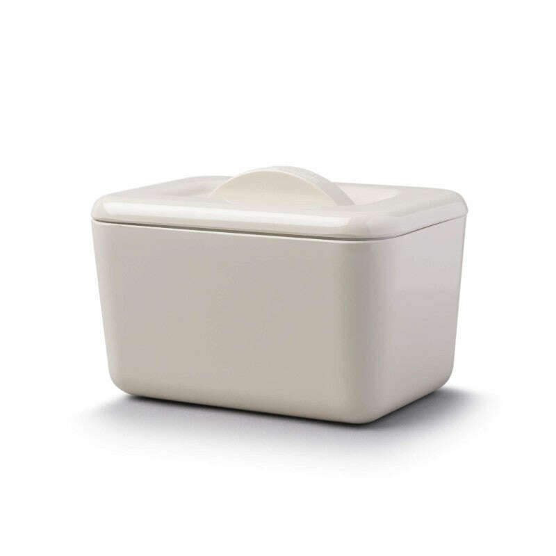 Classic Melamine Butter Dish Neutral