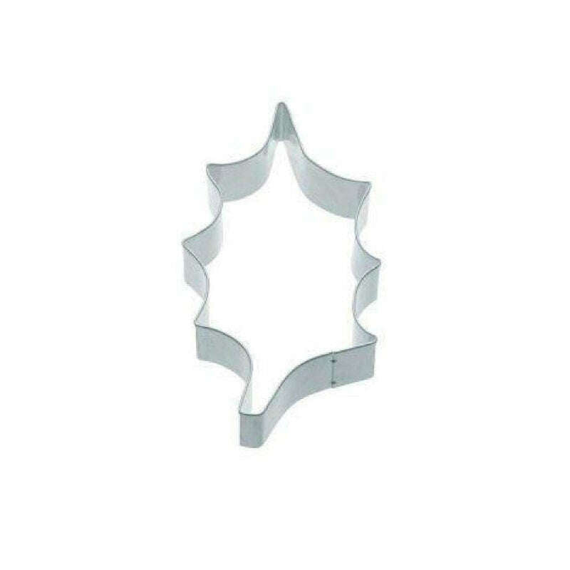 Cookie Cutter Holly Leaf 7.5cm