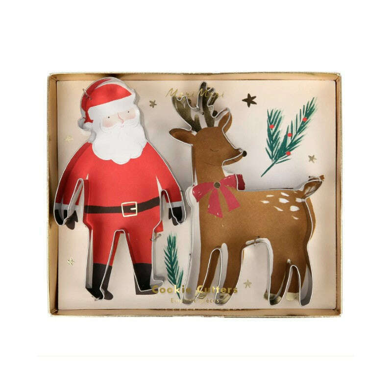 Cookie Cutters Festive Santa & Reindeer