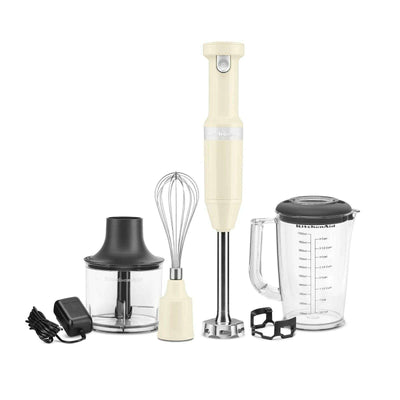 Cordless Variable Speed Hand Blender Almond Cream