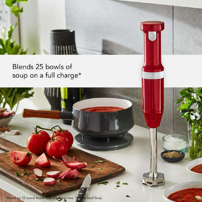 Cordless Variable Speed Hand Blender Empire Red