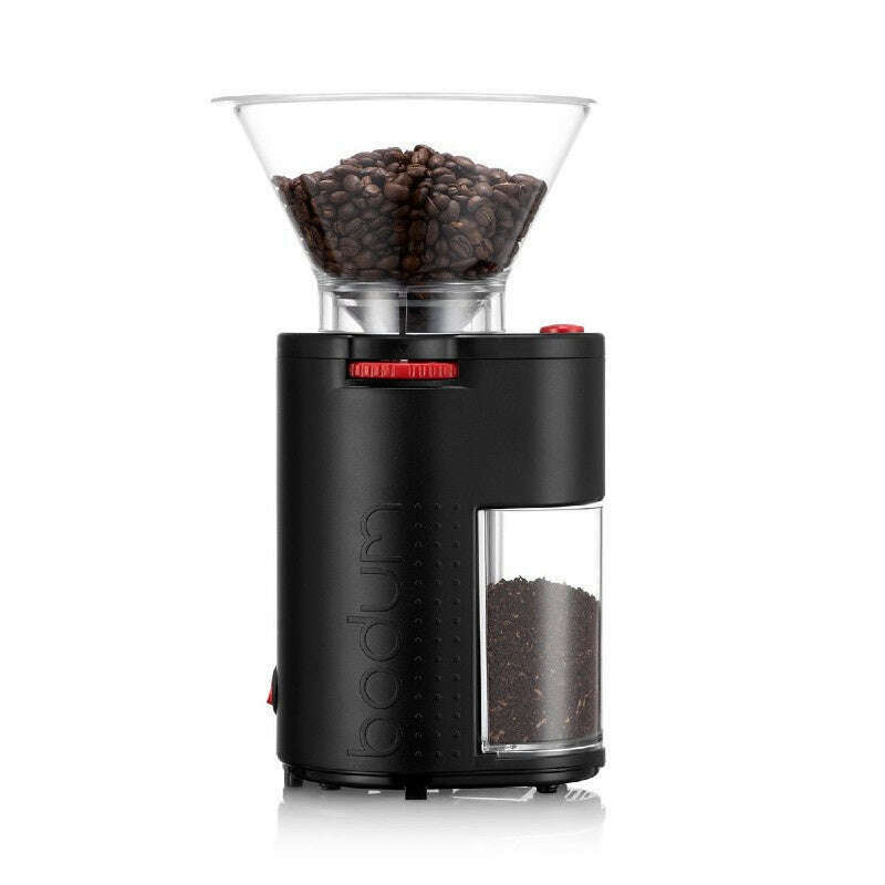 Electric Burr Coffee Grinder with Plastic Catcher