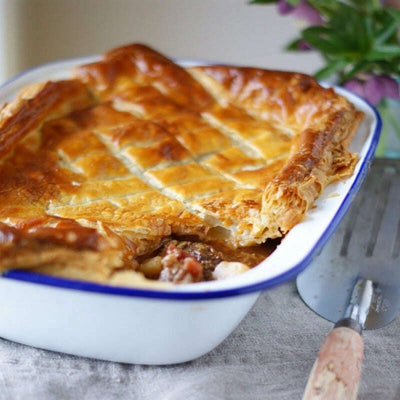 Enamel Pie Dish