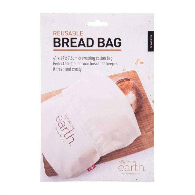 For The Earth Reusable Bread Bag Natural