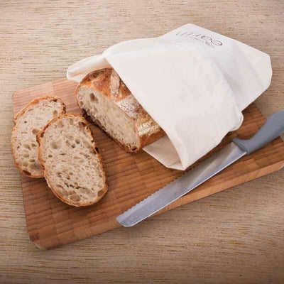 For The Earth Reusable Bread Bag Natural