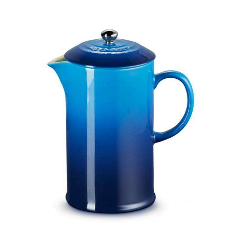 French Coffee Press Azure Blue