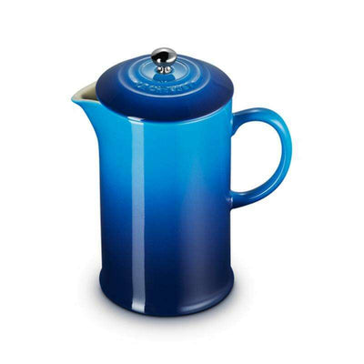 French Coffee Press Azure Blue