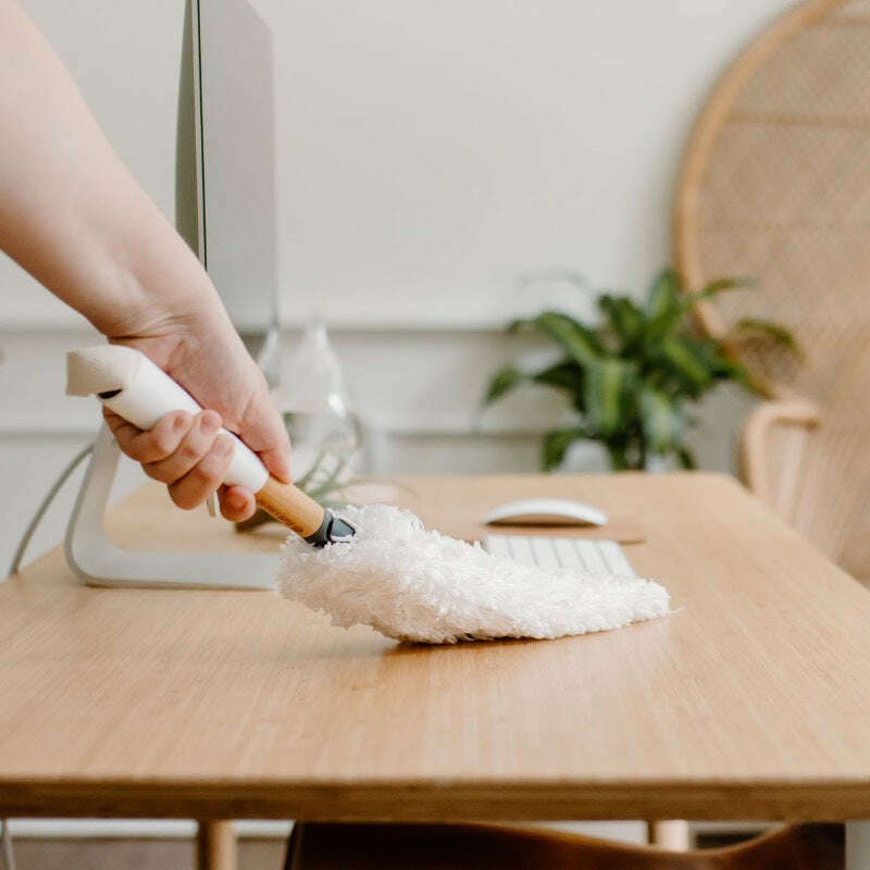 Full Circle Dust Whisperer Microfibre Duster - White