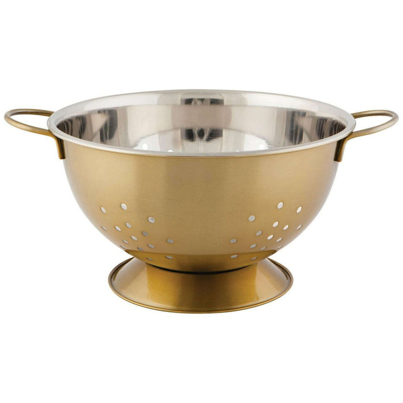 Gold Metalic Colander Large