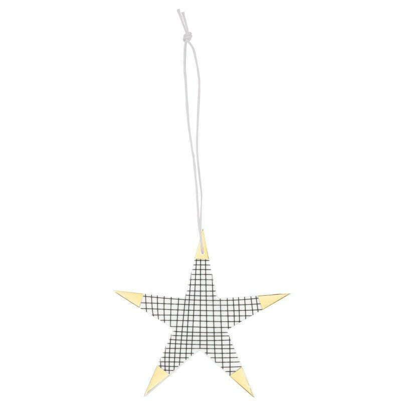 Gold Star Christmas Decoration Medium