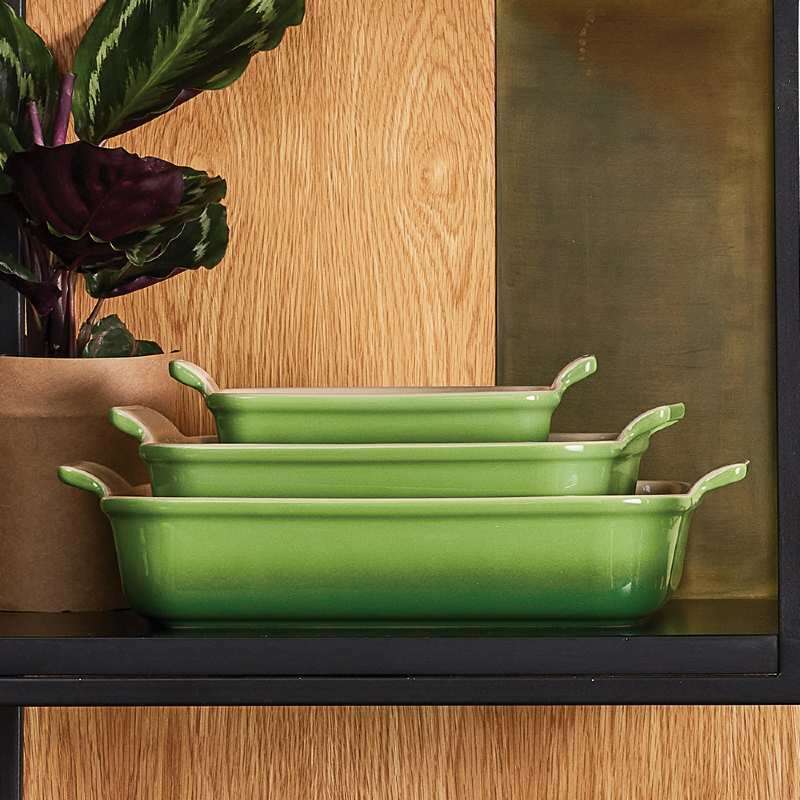 Heritage Rectangle Dish Bamboo Green