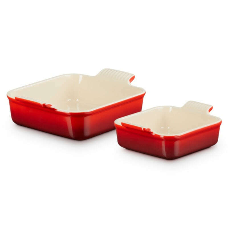 Heritage Square Dishes Set of 2