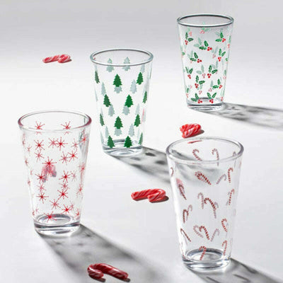 Jingle Hi-Ball Tumblers 4 Pack