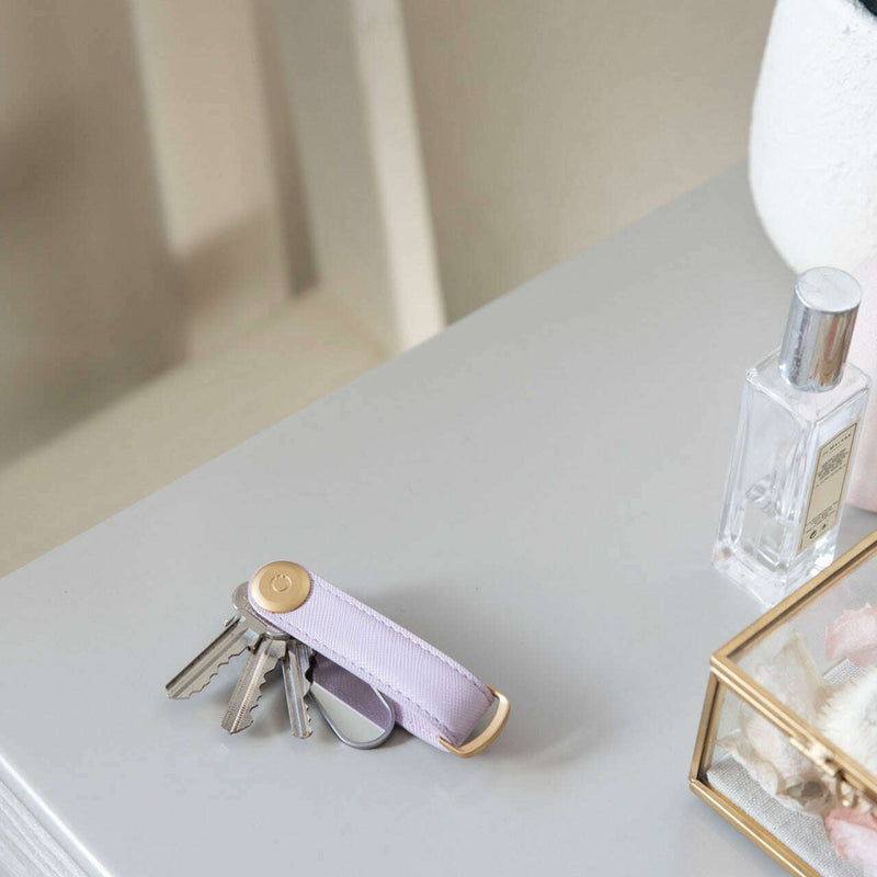 Key Organiser Saffiano Leather Lilac