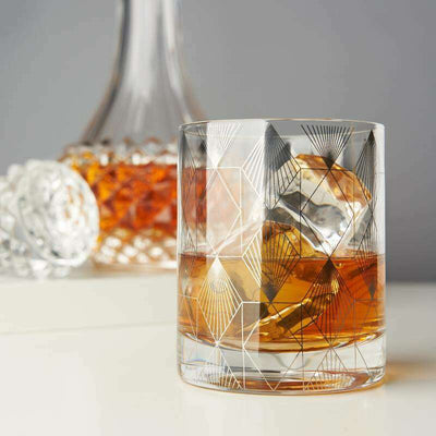 Metropolis Deco Glass Tumbler