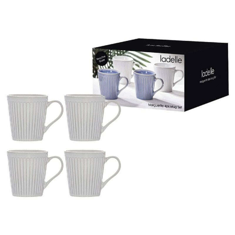 Mug Set Marguerite 4 Pack White