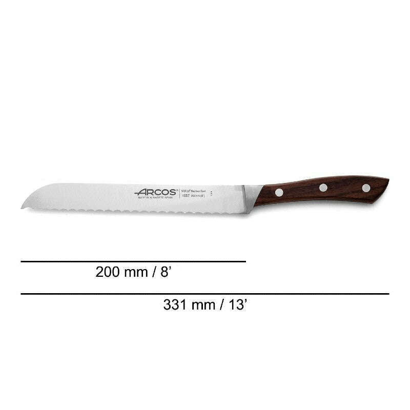 Natura Bread Knife 20cm Serrated