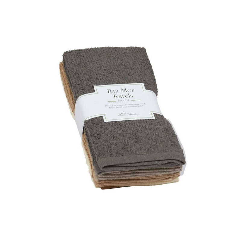 Neutral Bar Mop Towels Set of 4