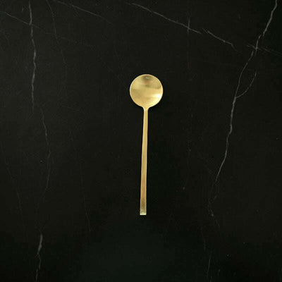 Oro Condiment Spoon Gold