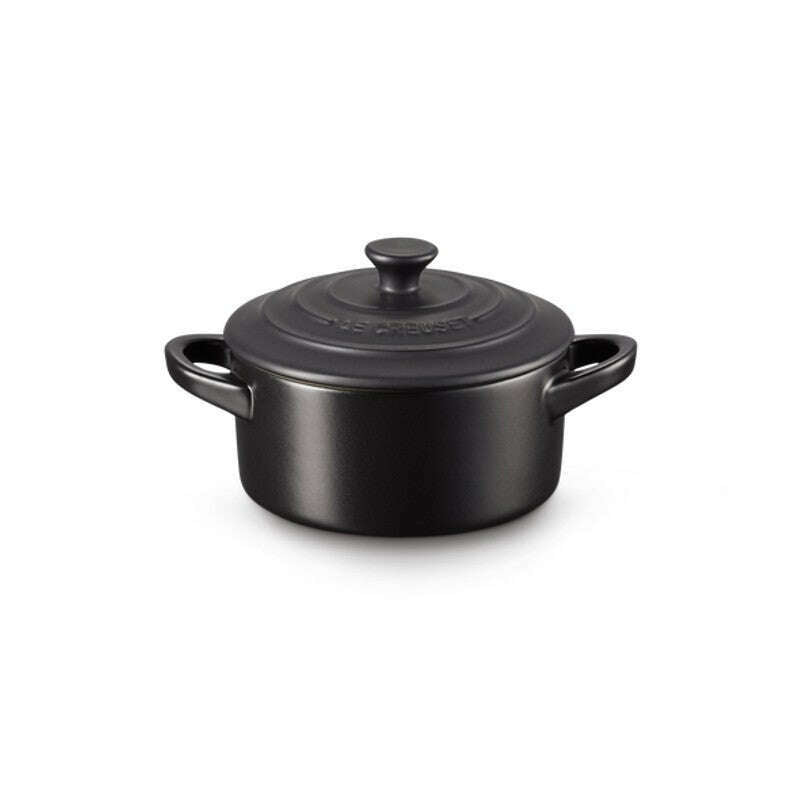 Petite Casserole 10cm Satin Black