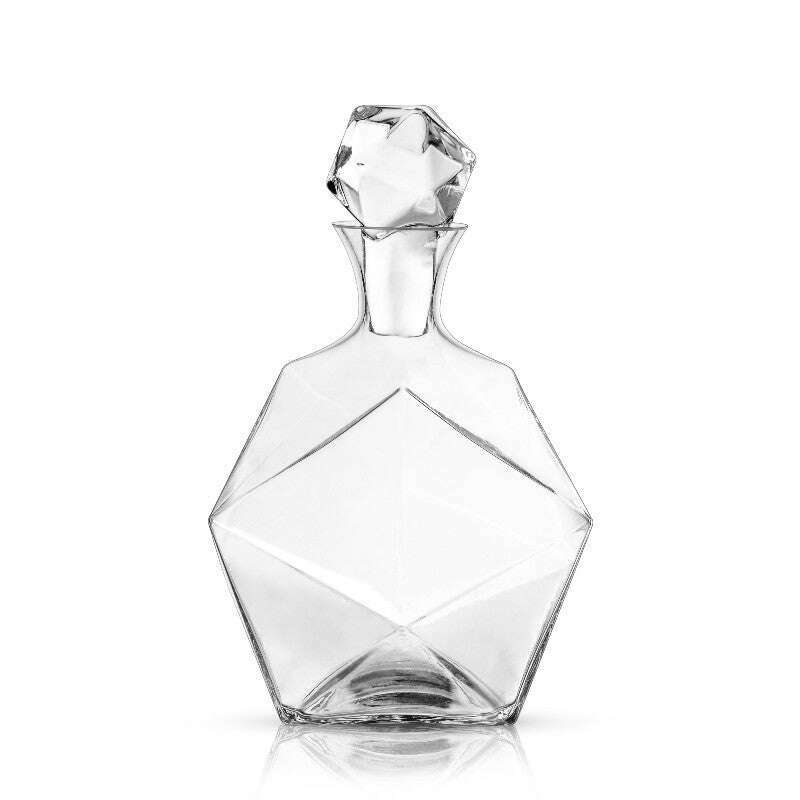 Raye Faceted Crystal Liquor Decanter