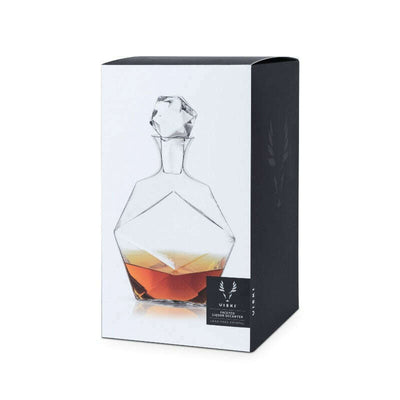 Raye Faceted Crystal Liquor Decanter