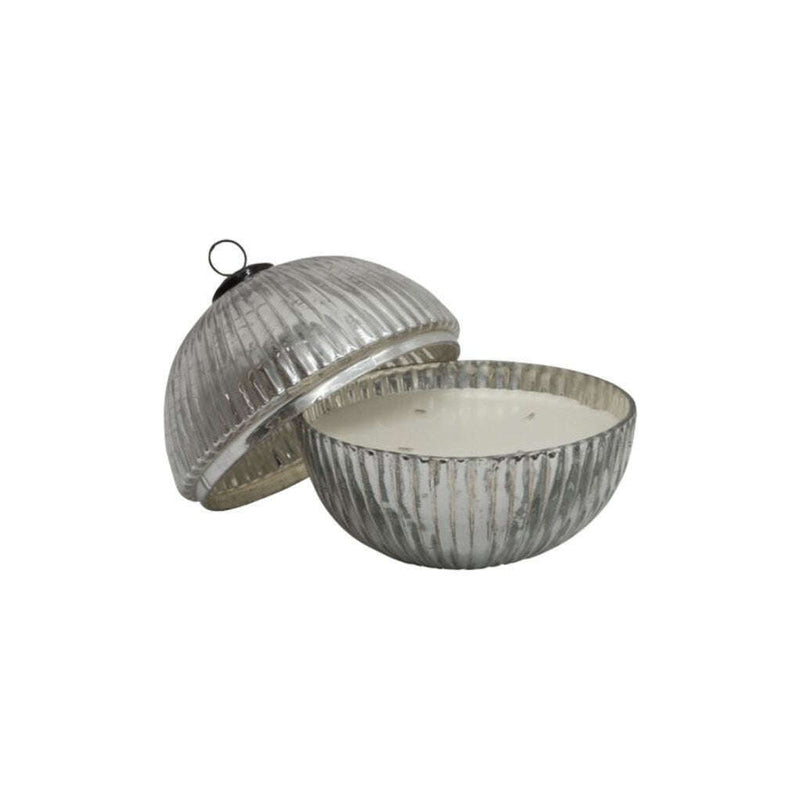 Ribbed Bauble Candle Large