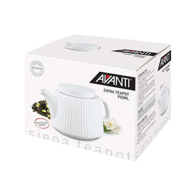 Siena Teapot 950ml White