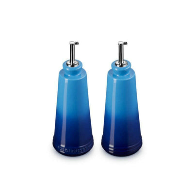 Signature Oil & Vinegar Set Azure Blue