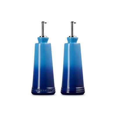 Signature Oil & Vinegar Set Azure Blue