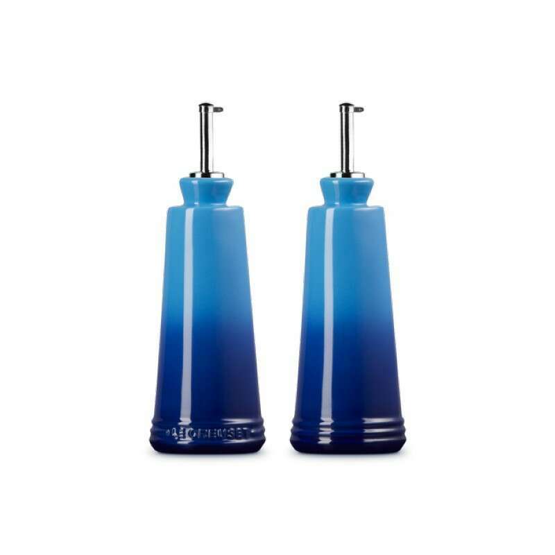 Signature Oil & Vinegar Set Azure Blue