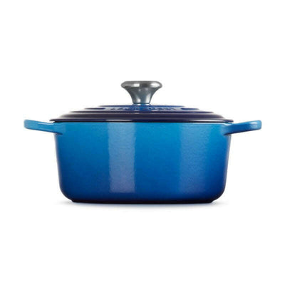 Signature Round Casserole Azure Blue